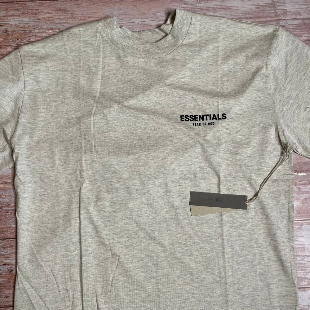ESSENTIALS FOG SHIRT 2022 | COLOR LIGHT OATMEAL | SIZE L | OVERSIZED | NWT